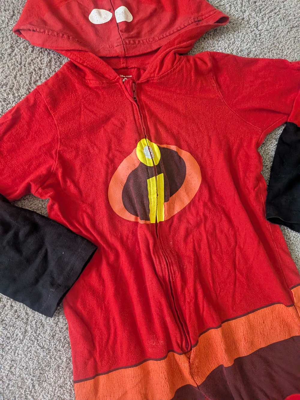 The Incredibles Superhero Costume with Hood 5T - Picture 2 of 5